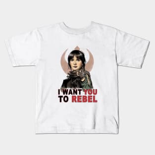 I Want You to Rebel Kids T-Shirt